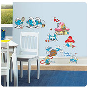 Smurfs Classic Peel and Stick Wall Decals